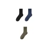 [Мужской 3 упаковки/Northeast-40℃ Носимый] Черный + Темно-синий + Темно-зеленый