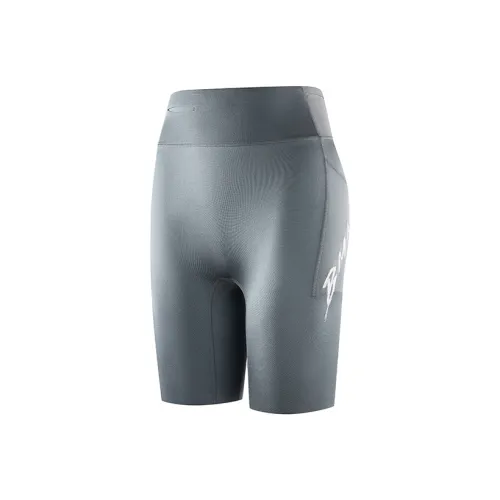 BMAI Спортивные шорты Женские Серебряная панель