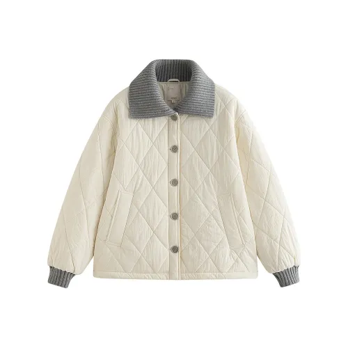 Inman Теплый Абрикосовый Женский Пуховик