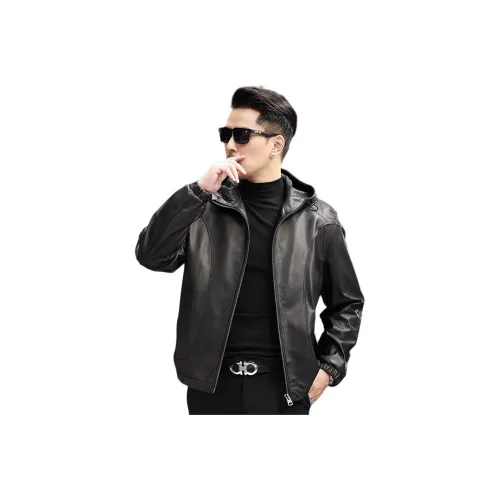 VBA Натуральная кожа Куртка Мужская
