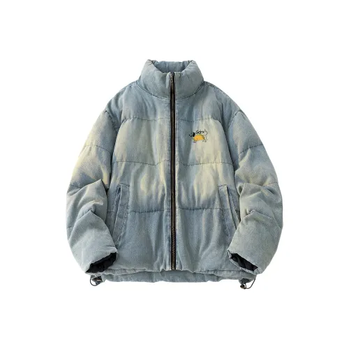 GDRX Светло-синий Унисекс Пуховики