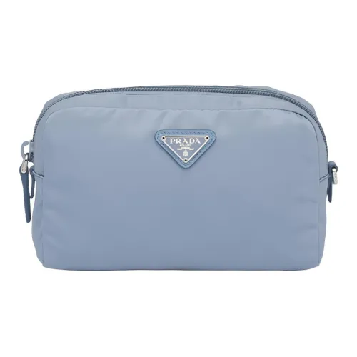 PRADA Ткань Клатч Женский Светло-Синий