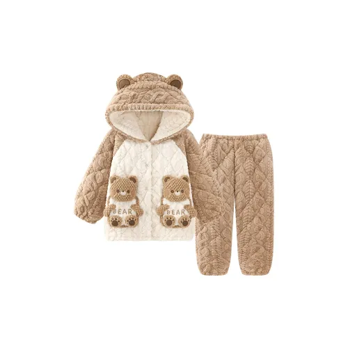 O'MESIK Пижамный комплект женский коричневый