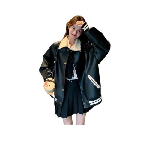 ZVJH Черные Женские Куртки