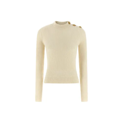 BALMAIN Бежевые Женские Свитера
