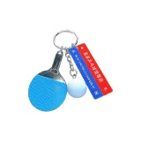 Мини ракетка для настольного тенниса - синяя + "Я жду тебя в клубе настольного тенниса"