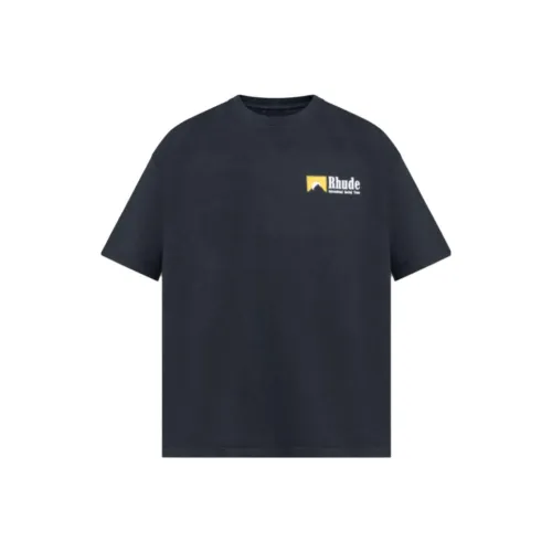 RHUDE Черные Мужские T-Рубашки