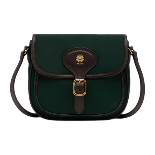 BALLY Нейлоновая Сумка через плечо Маленькая Женская Зеленая