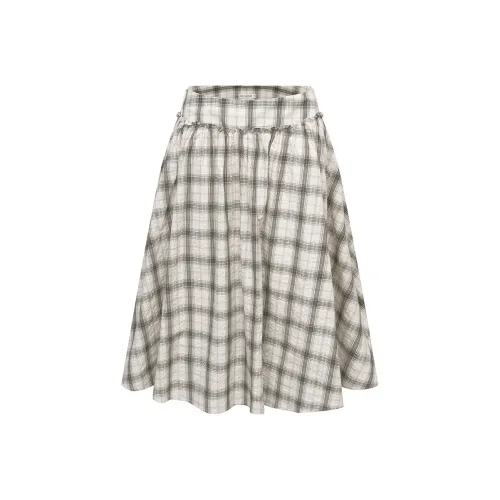 Ariseism Премиум Клетчатый Повседневный Длинный Юбка Для Женщин В AUTUMN Женские