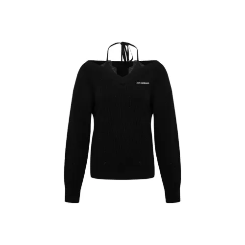 Ann Andelman Черные Женские Свитера