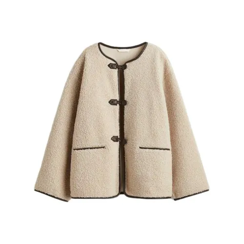 H M Light Beige Женские Вельветовые Куртки