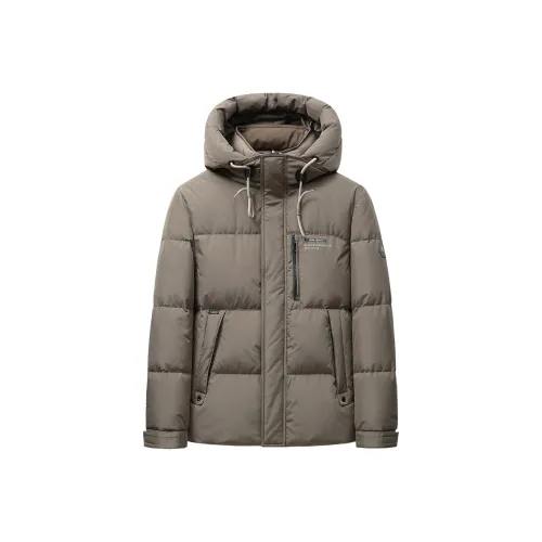 COMBO Зимний Утолщенный Теплоизоляционный Утолщенный Пуховик с Капюшоном Укороченный Пуховик Мужской