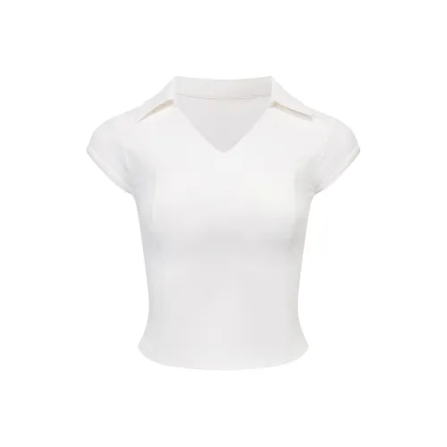 Ariseism Стандартный Стильный Спортивный Йога Короткий рукав Т-рубашка для женщин Летний Slim Fit Топ для женщин