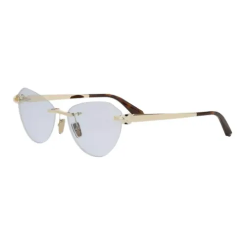 BVLGARI Металл Кошачий глаз Оправы для очков Женские Золото