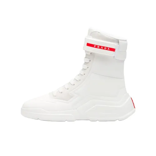 PRADA Высокие Топы Повседневная Обувь Женская