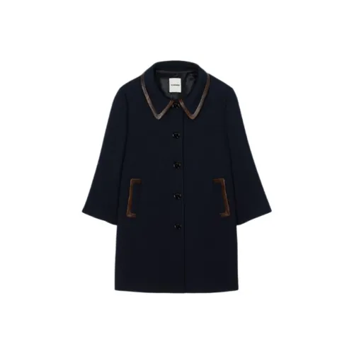 Sandro Темно-синий Женское пальто