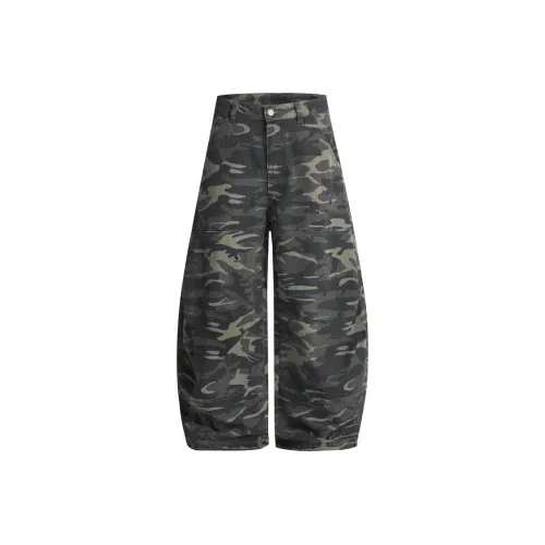 WAYHWEI Army Green Unisex Casual Pants WAYHWEI Армейские зеленые унисекс повседневные штаны