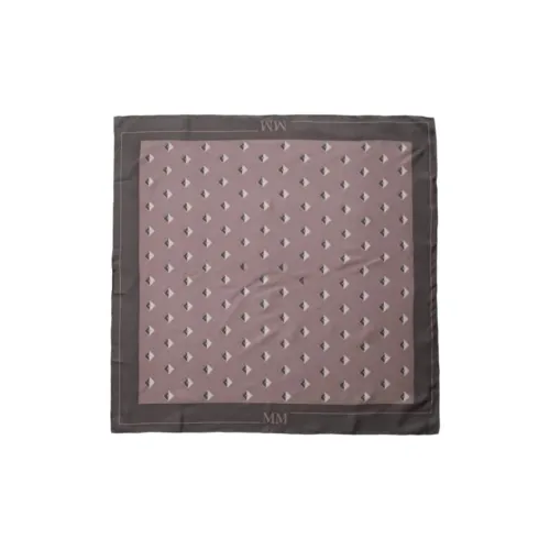 MaxMara Шелковые Шарфы Женские Коричневый