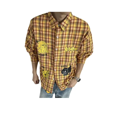 MEIPIN TANG Желтая Унисекс Рубашка