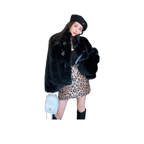 ENPofficial Черный Женские Меховые изделия