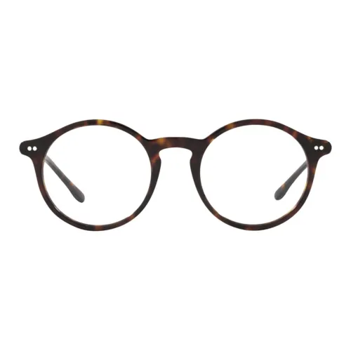Polo Ralph Lauren Ацетатные круглые оправы для очков Мужские Черепаховый цвет