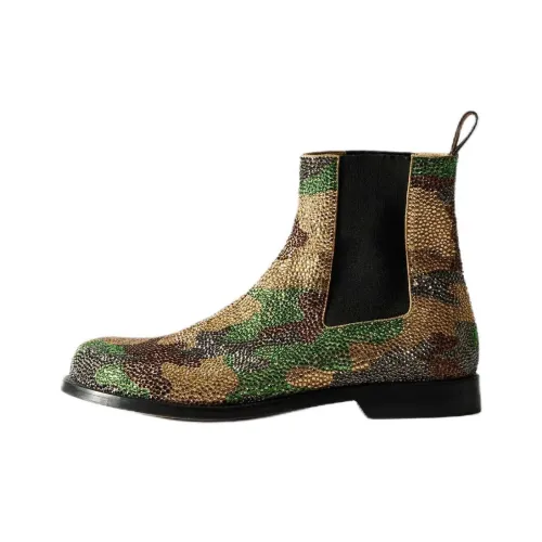 JW Anderson Короткий Челси Мужской Армейский Зеленый