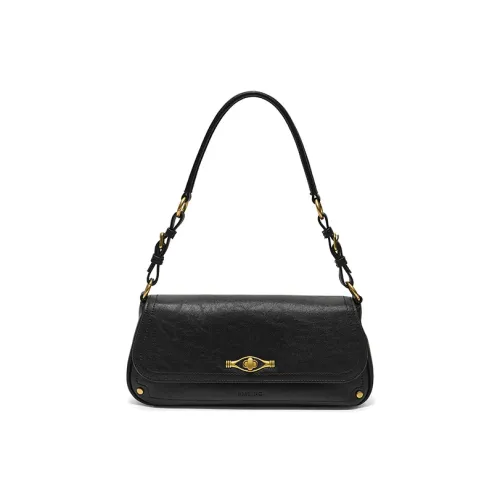 Simedin Коровья кожа Сумка через плечо Стандартная Женская Глубокий черный Премиум красный