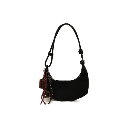 NOMK PU (полиуретан) с замшей подмышечная сумка на плечо женская многоцветная