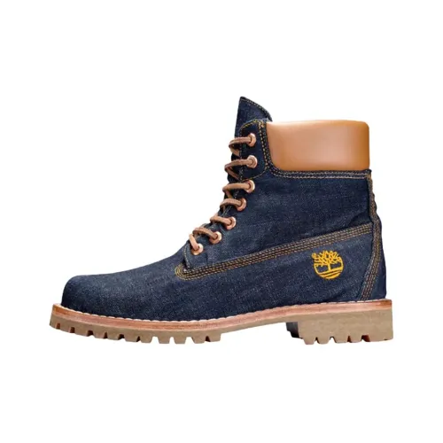 Белый дуб x Timberland 6 Inch ботильоны мужской синий