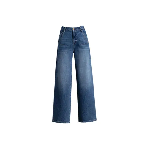 You cow me pants California Темно-синий Женские Джинсы