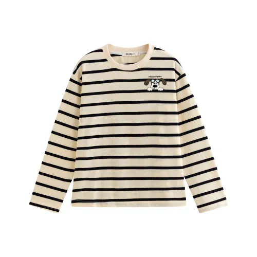 MIZIQI Длинный рукав Т-рубашка Женская