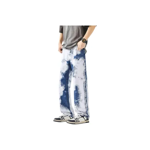 NRXX Blue Unisex Jeans NRXX Синий Унисекс Джинсы