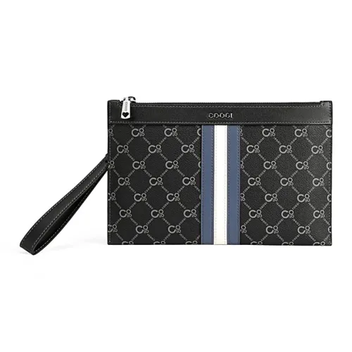 COOGI Синтетическая кожа Клатч Стандартный Мужской Черный Серый Кофейный