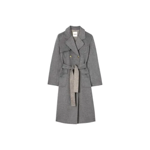 Sandro Серый Женский Пальто