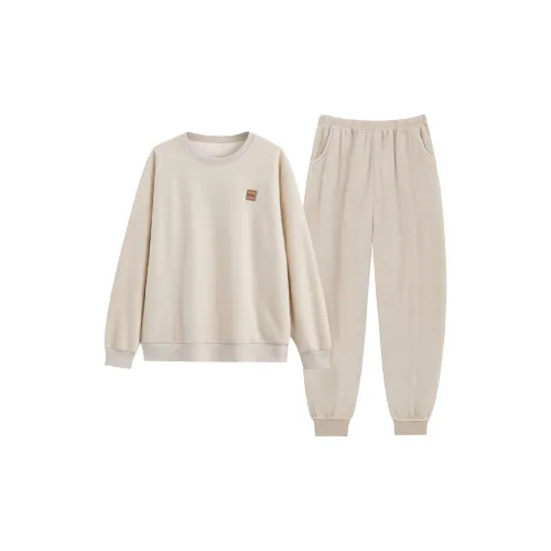 TLXT 57 Beige Apricot Women's Pajama Sets