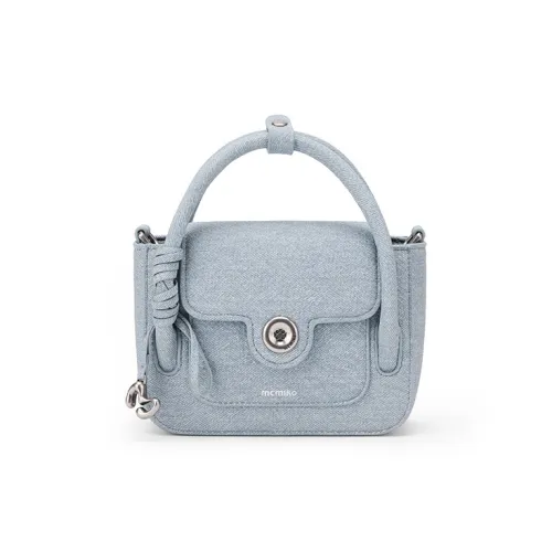 MCMIKO Сумка из коровьей кожи обычная женская джинсовый синий
