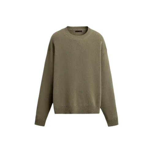 ZARA Светло-зеленый Мужской Трикотаж