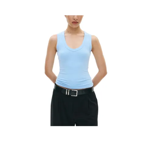 GLASSONS Светло-синие женские майки