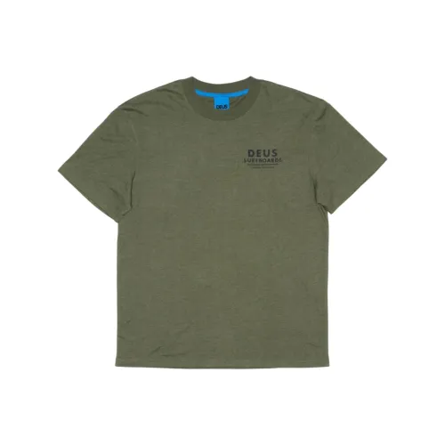 Deus Ex Machina Оливково-зеленая Мужская T-рубашка