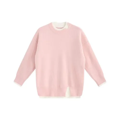 OURUOKE Розовый Женский Трикотаж