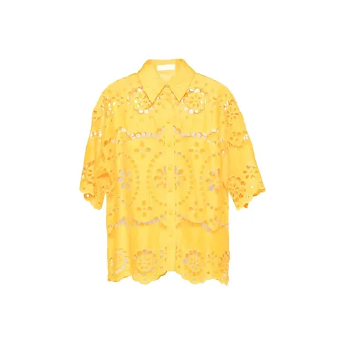 Zimmermann SS24 Рубашка Женская Подсолнух Желтый