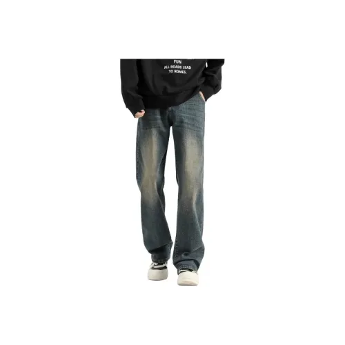 NRXX Blue Unisex Jeans NRXX Синий Унисекс Джинсы