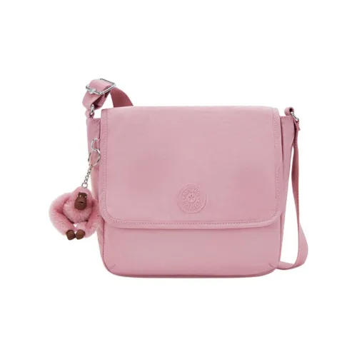 Kipling Полиамид Сумка через плечо Средняя Женская Светло-розовая