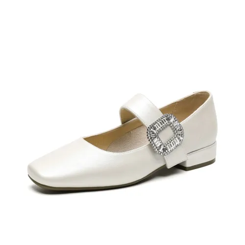 WESTLINK Грубый каблук Туфли Мэри Джейн Женские