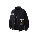 Чёрная джинсовая куртка