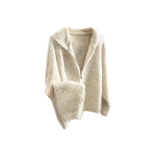 SIBAISHE Овсяный Женский Трикотаж