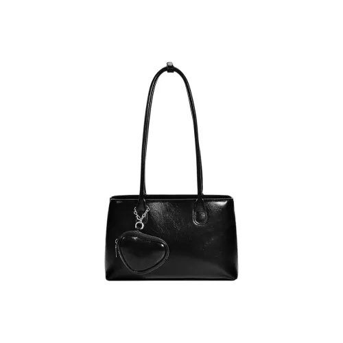 FUFUNI ПУ (полиуретан) Сумка через плечо Стандартная Женская Черная