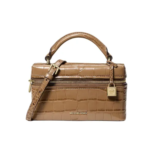 MICHAEL KORS Коровья кожа Геометрический Сумка Мини Женские CAMEL