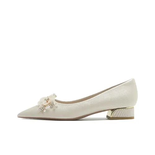 Lan Miao Грубый каблук Высокие каблуки Женские