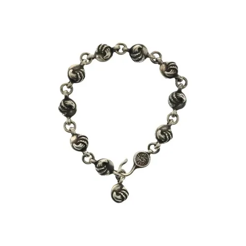 Chrome Hearts Браслеты Унисекс Серебряный